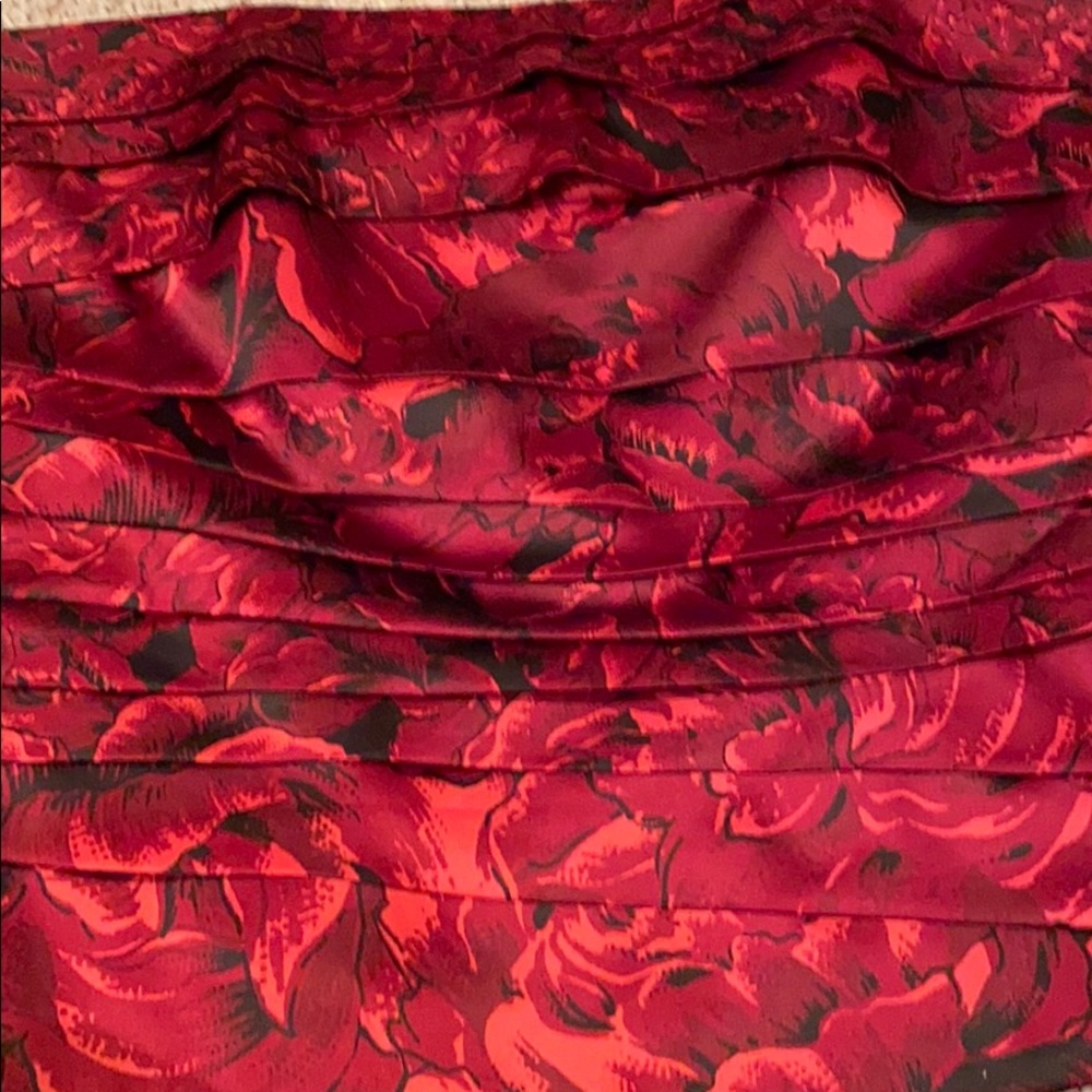 Strapless silk bustier